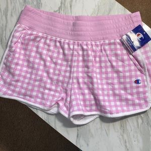 Pink Champion checkered shorts